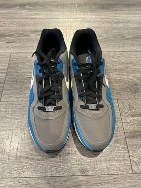 Nike Men’s Gray, Blue & Black Athletic Sneakers